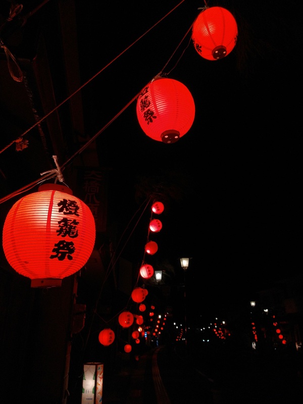高遠町灯籠祭の様子 高遠町灯籠祭の様子